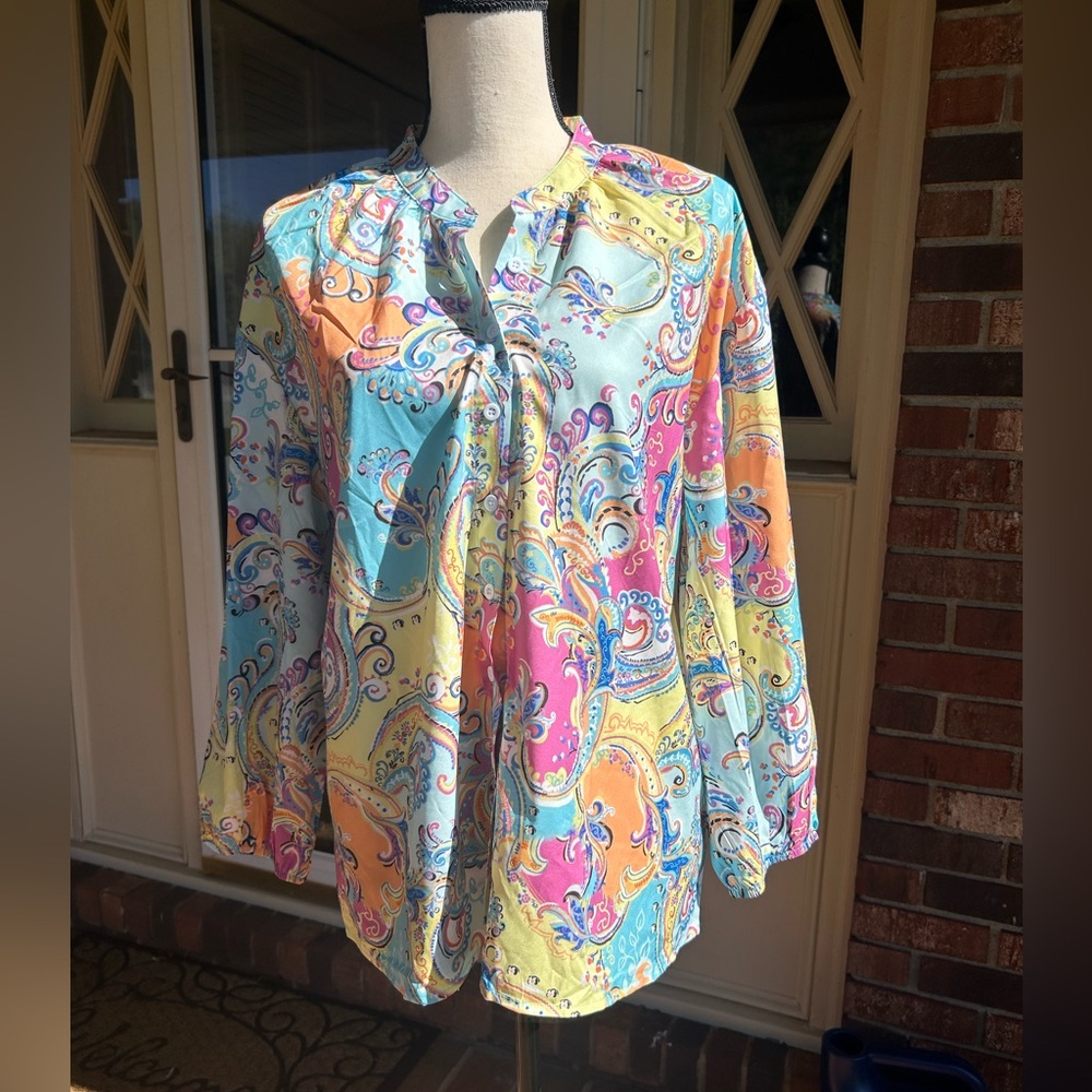 Colorful Paisley Women's Top